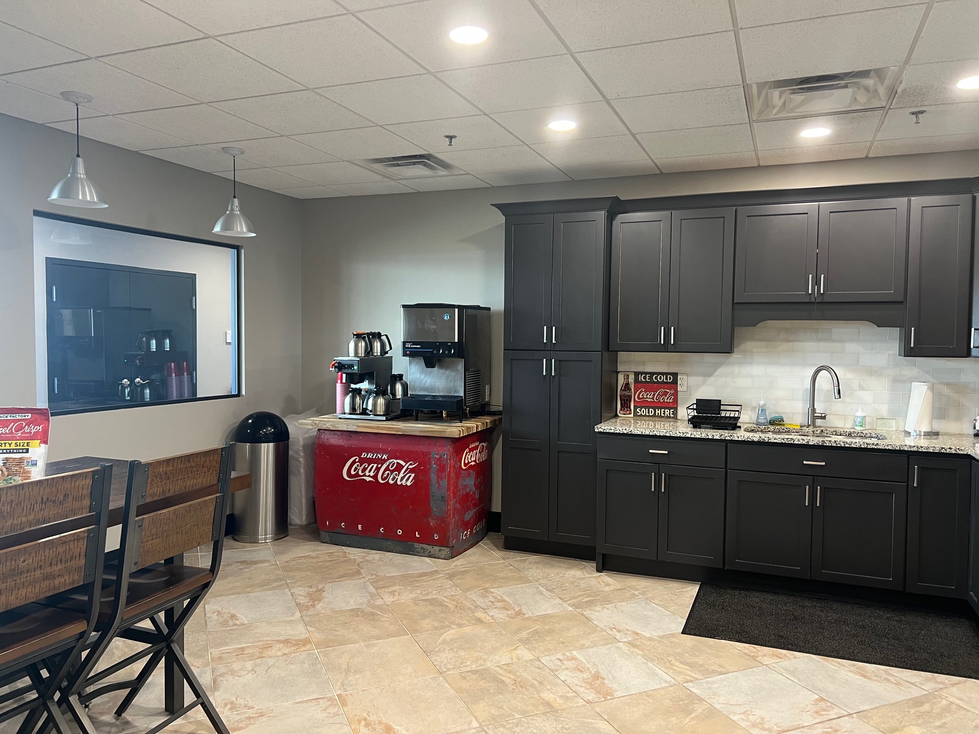 MTCi corporate headquarters employee break area